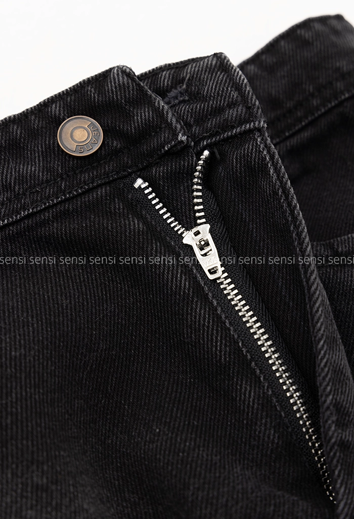 شلوار جین نیم بگ کد1005173